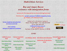 Tablet Screenshot of multiethnicservices.com